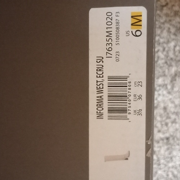 FRANCO SARTO INFORMA WEST HIGH SHAFT BOOTS ECRU WHITE SUEDE 6M - Picture 7 of 7